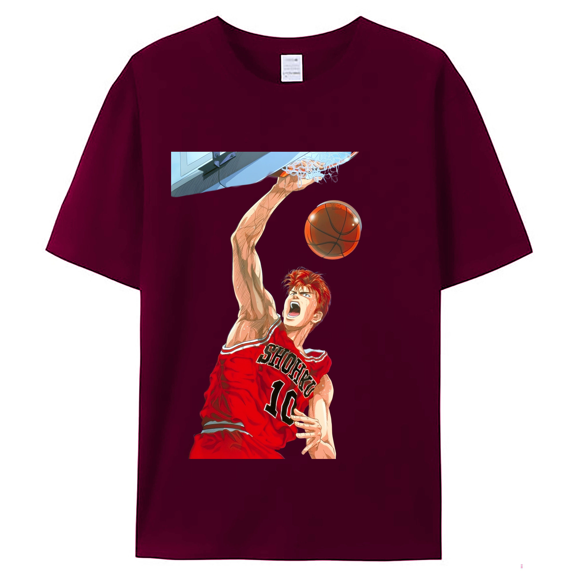 （画像用） SLAM DUNK／スラムダンク レディースカジュアルプリントTシャツ（綿100％）